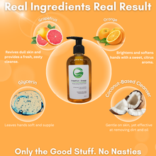 Load image into Gallery viewer, Natural Handwash Liquid Grapefruit &amp; Orange, 270ML, Anti Bacterial Moisturizing Hand Wash