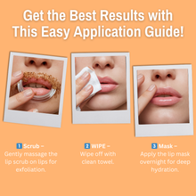 Load image into Gallery viewer, 10% Orange + Lemon Lip Scrub &amp; 10% Matcha + Green Tea Lip Mask Balm | Exfoliates &amp; Helps Reduce Dark Lips for a Brighter, Even Tone | 20gm(Pack of 2)