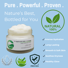 Load image into Gallery viewer, 3% Hyaluronic Acid + 8% Honey Deep Moisturizing Cream | Intensely Hydrates, Locks in Moisture &amp; Nourishes for Soft, Supple Skin