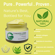 Load image into Gallery viewer, 5% Marula Oil + 1% Retinol Anti-Aging Cream | Reduces Fine Lines &amp; Wrinkles