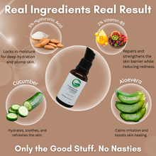 Load image into Gallery viewer, 5% Hyaluronic Acid + 2% Vitamin B5 Ultra-Hydrating Face Serum | with Aloe Vera &amp; Cucumber | Deeply Hydrates for Plump, Soft Skin
