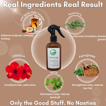Load image into Gallery viewer, Natural Clarifying &amp; Anti-Dandruff Hair Rinse | With 20% Apple Cider Vinegar | Gently Removes Buildup, Soothes Scalp &amp; Controls Dandruff