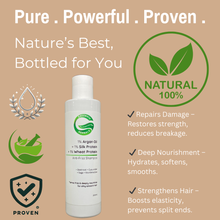 Load image into Gallery viewer, 1% Argan Oil + 1% Silk Protein + 1% Wheat Protein Anti-Frizz Shampoo | Smoothens, Hydrates &amp; Controls Frizz, Restores Softness &amp; Shine