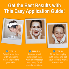 Load image into Gallery viewer, 5% Vitamin C + 4% Lemon Skin-Brightening Foaming Face Wash | Brightens, Energizes &amp; Reduces Dark Spots for a Radiant Glow