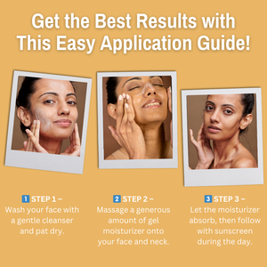 5% Vitamin C + 5% Lemon Brightening & Hydrating Gel Moisturizer | Fades Dark Spots & Evens Skin Tone