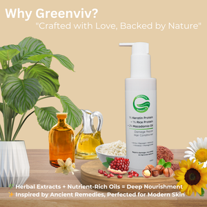 1% Keratin Protein + 1% Rice Protein + 2% Macadamia Oil Damage Repair Hair Conditioner | Strengthens & Restores Hair