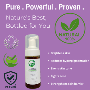 2% Kojic Acid + 4% Niacinamide Anti-Pigmentation Foaming Face Wash | Fades Dark Spots & Reduces Hyperpigmentation