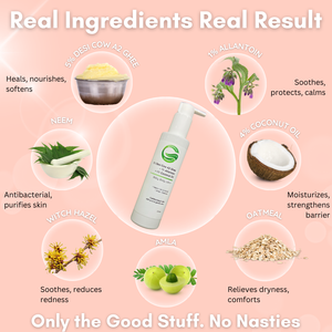 5% Desi Cow A2 Ghee + 1% Allantoin + 4% Coconut Oil Gentle Bliss Baby Body Lotion | Ultra-Gentle Hydration & Protection for Delicate Baby Skin