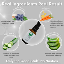 Load image into Gallery viewer, 2% Alpha Arbutin + 1% Retinol Anti-Aging Face Serum | with Niacinamide &amp; Hyaluronic Acid | Reduces Wrinkles &amp; Fine Lines, Boosts Skin Elasticity
