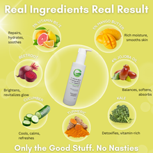 Load image into Gallery viewer, 3% Vitamin B5 &amp; E + 5% Mango Butter + 4% Jojoba Oil Glow &amp; Nourish Body Lotion | Lightweight &amp; Fast-Absorbing for Balanced Skin
