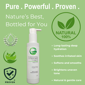 13% Aloe Vera & Honey + 5% Cupuaçu Butter + 4% Argan Oil Smooth & Supple Body Lotion | Deeply Nourishes & Hydrates Dry Skin