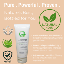Load image into Gallery viewer, 3% Vitamin E &amp; A + 5% Collagen &amp; Pea protein + 10% Multani Mitti Anti-Aging Face Pack | Reduces Wrinkles &amp; Fine Lines