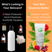Load image into Gallery viewer, 5% Rice Bran + 1% Lactic Acid + 1% Vitamin C Glowing Skin Face Scrub | Gently Exfoliates, Brightens &amp; smoothens the skin