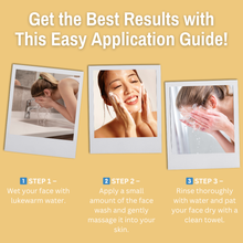 Load image into Gallery viewer, 2% Vitamin C + 2% Niacinamide + 2% Natural AHA Glow Face Wash | Brightens Complexion, Evens Skin Tone &amp; Enhances Radiance