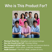 Load image into Gallery viewer, 3% Caffeine + 3% Pea Peptide Hair Growth Serum | With Panthenol &amp; Bhringraj | Strengthens Roots, Reduces Hair Fall, Boosts Hair Growth, Hydrates, Nourishes Scalp &amp; Improves Hair Density