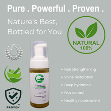 Load image into Gallery viewer, 2% Keratin Protein + 3% Panthenol Strengthen &amp; Repair Foaming Hair Wash | Restores Shine, Reduces Hair Breakage &amp; Enhances Hair Strength