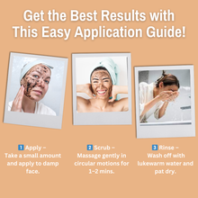 Load image into Gallery viewer, 5% Oatmeal + 1% Salicylic Acid + 1% Niacinamide Clean &amp; Clear Face Scrub | Gentle Exfoliation &amp; Acne Care for Clearer Skin