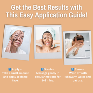 5% Oatmeal + 1% Salicylic Acid + 1% Niacinamide Clean & Clear Face Scrub | Gentle Exfoliation & Acne Care for Clearer Skin