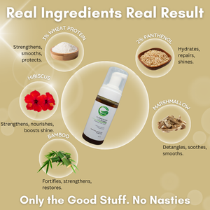 3% Wheat Protein + 2% Panthenol Anti-Frizz Foaming Hair Wash | Tames Frizz, Smoothens, Nourishes & Enhances Hair Shine