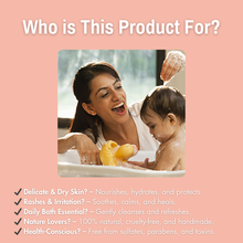 Load image into Gallery viewer, 5% Aloe Vera + 5% Chamomile + 2% Vitamin-B5 Pure &amp; Gentle Baby Body Wash | Soothes, Nourishes &amp; Protects Delicate Skin