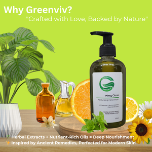 Natural Handwash Liquid Minty Citrus, 270ML, Anti Bacterial Moisturizing Hand Wash