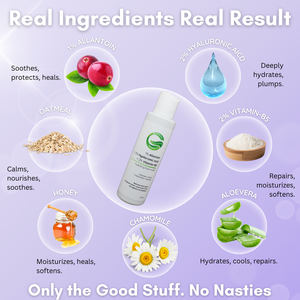 1% Allantoin + 2% Hyaluronic Acid + 2% Vitamin B5 Hydration Boosting Face Wash | Deep Hydration, Soothing & Redness Care