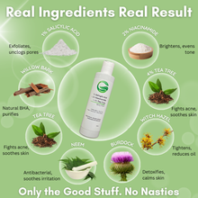 Load image into Gallery viewer, 1% Salicylic Acid + 2% Niacinamide + 4% Tea Tree Clarifying &amp; Acne-Control Body Wash | Clear Bacne, Reduce Redness &amp; Balance Oil