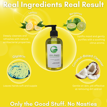 Load image into Gallery viewer, Natural Handwash Liquid Lemon &amp; Bergamot, 270ML, Anti Bacterial Moisturizing Hand Wash